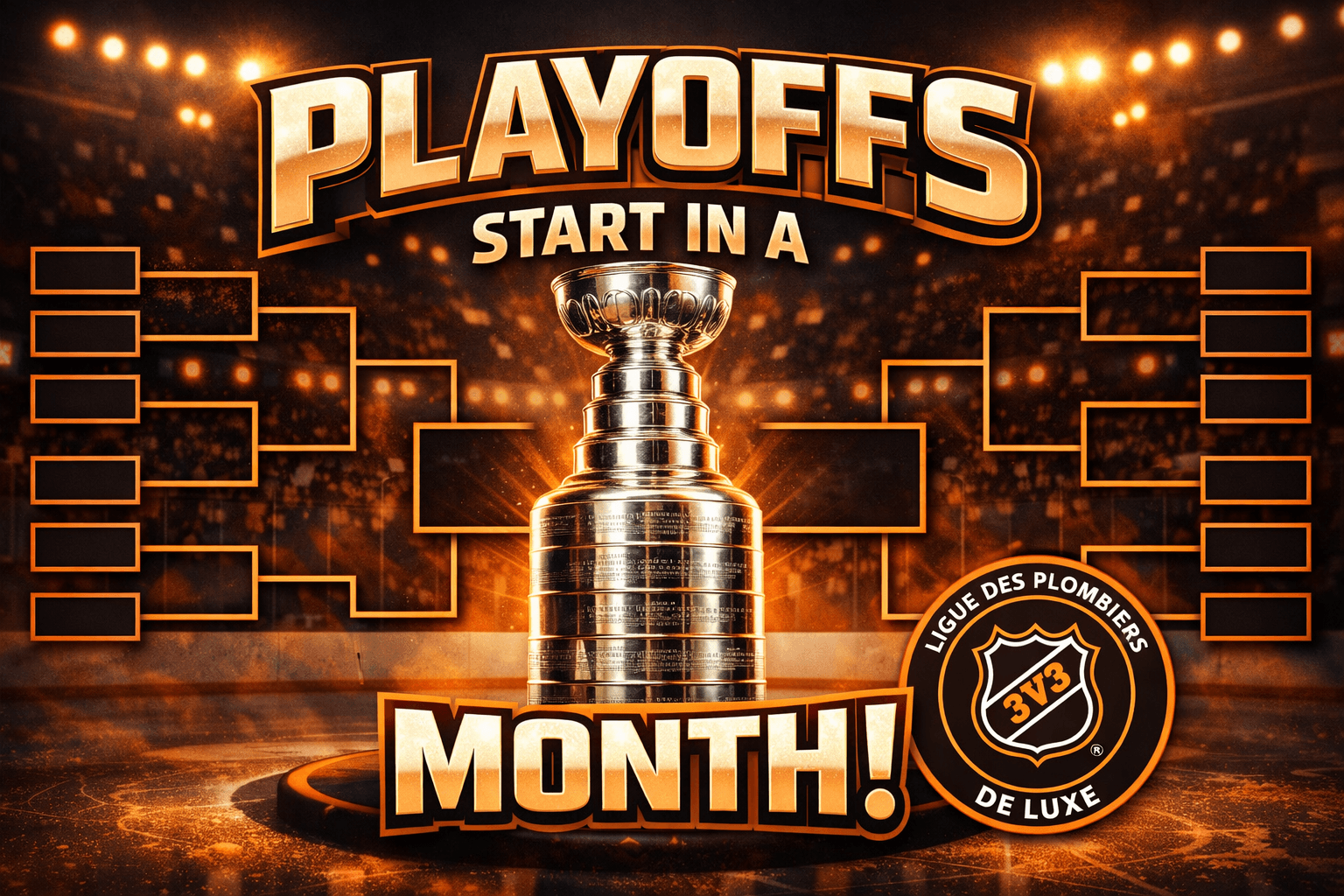 Playoffs start in a month